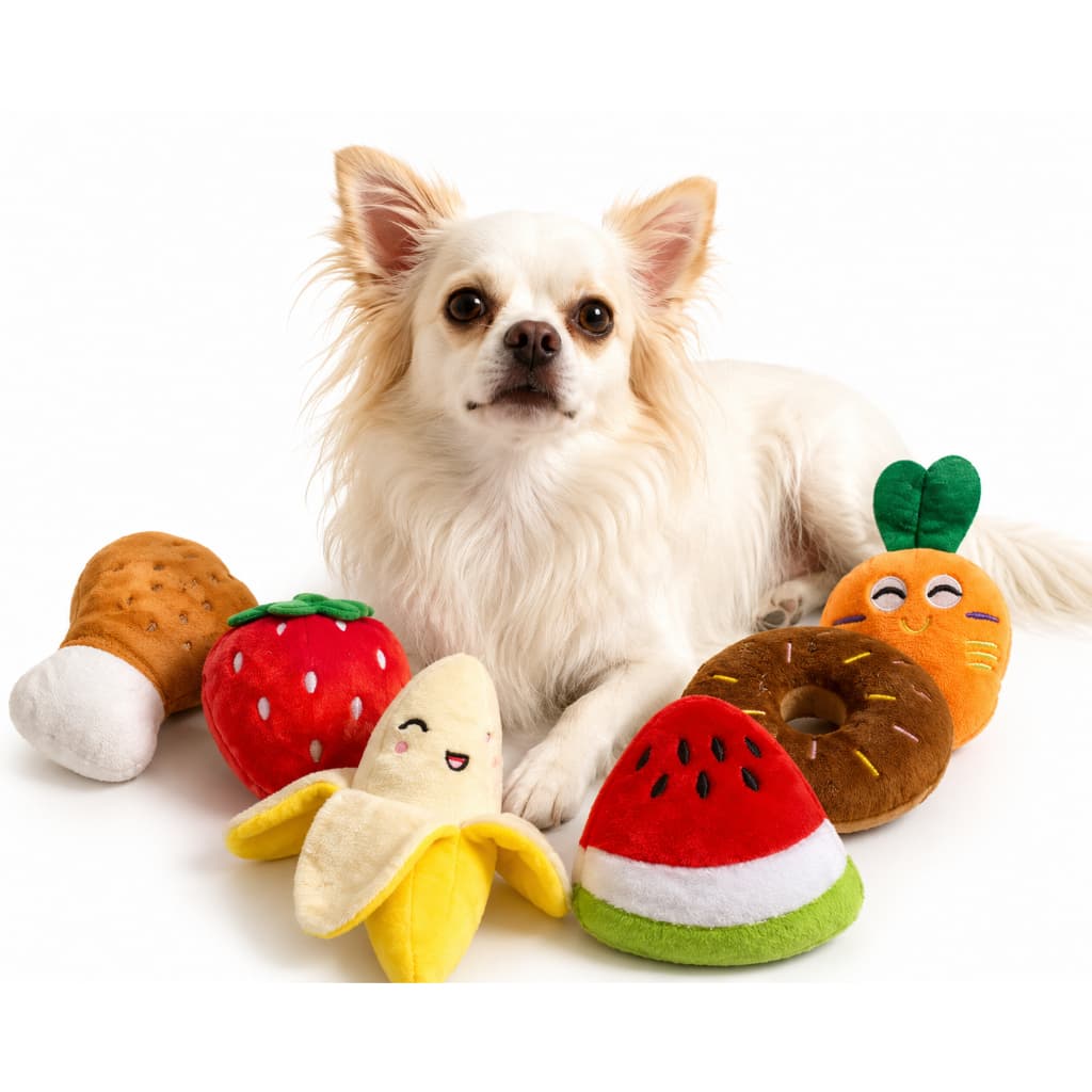 Kit  pelúcias para cachorro – Brinquedo Mordedor com Som Divertido