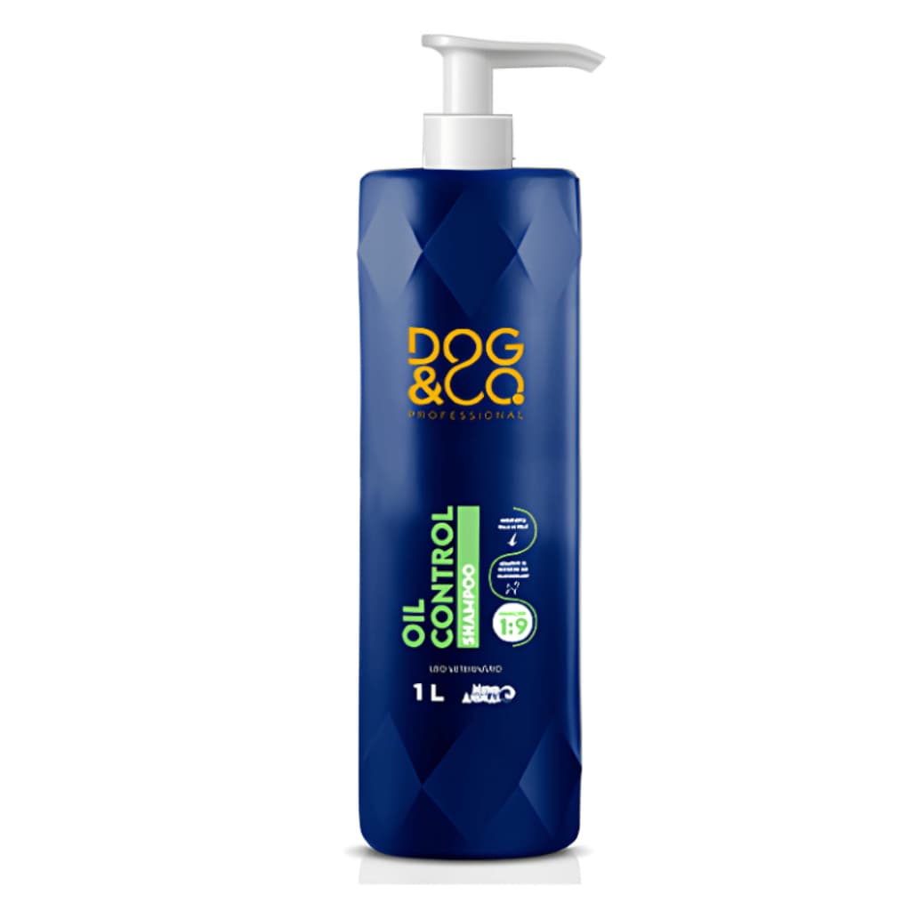 Shampoo Dog & Co Profissional Oil Control para Cães 1 Litro