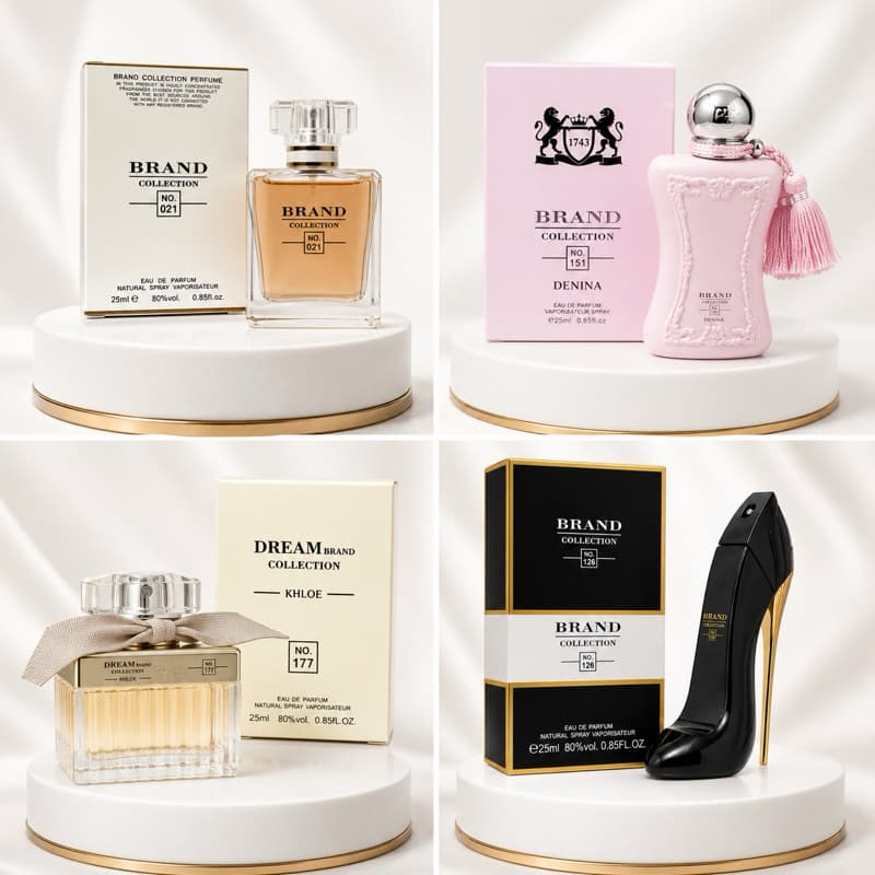 Perfumes Importados Brand Collection Miniatura de 25ml Luxo Feminino