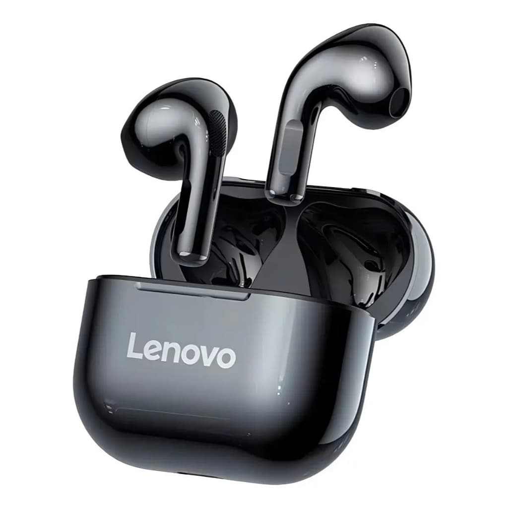 Fones de Ouvido Bluetooth Lenovo LP40 com Conexão Bluetooth 5.3 e IPX5