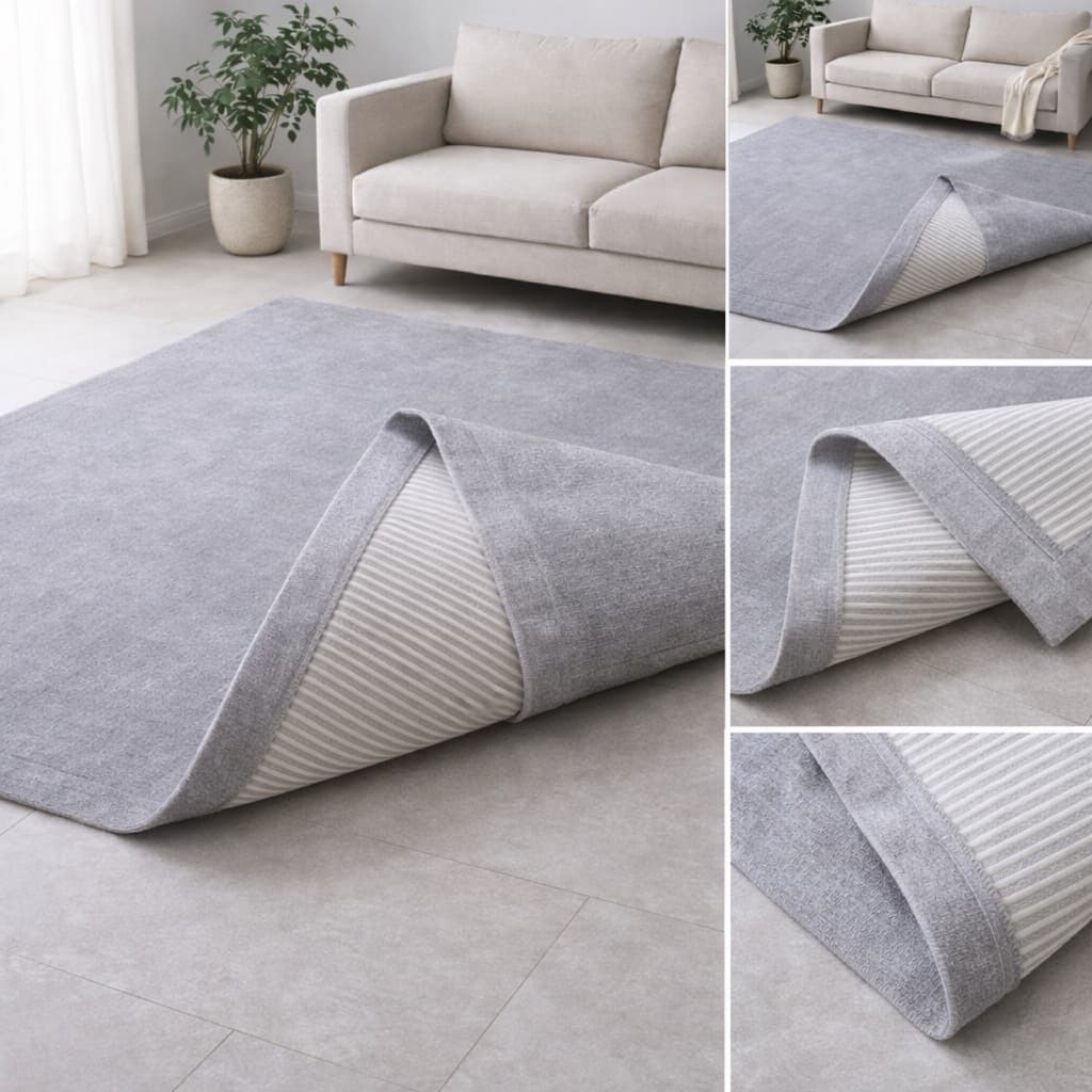 Tapete Liso Decorativo Sofisticado Ideal Para Sala Quarto Escritório Com Antiderrapante Emborrachado
