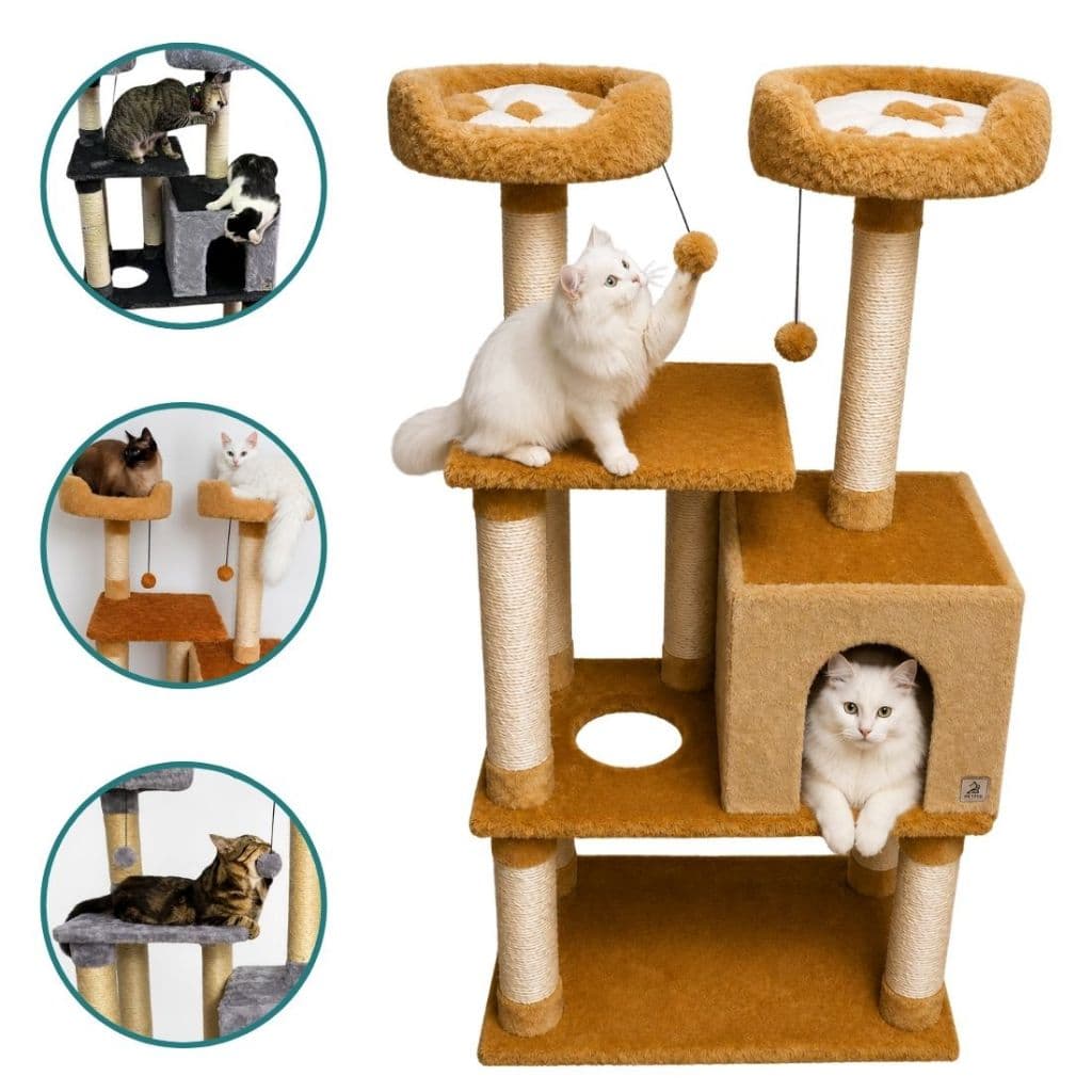 Arranhador Para Gato casinha conforto com almofadas