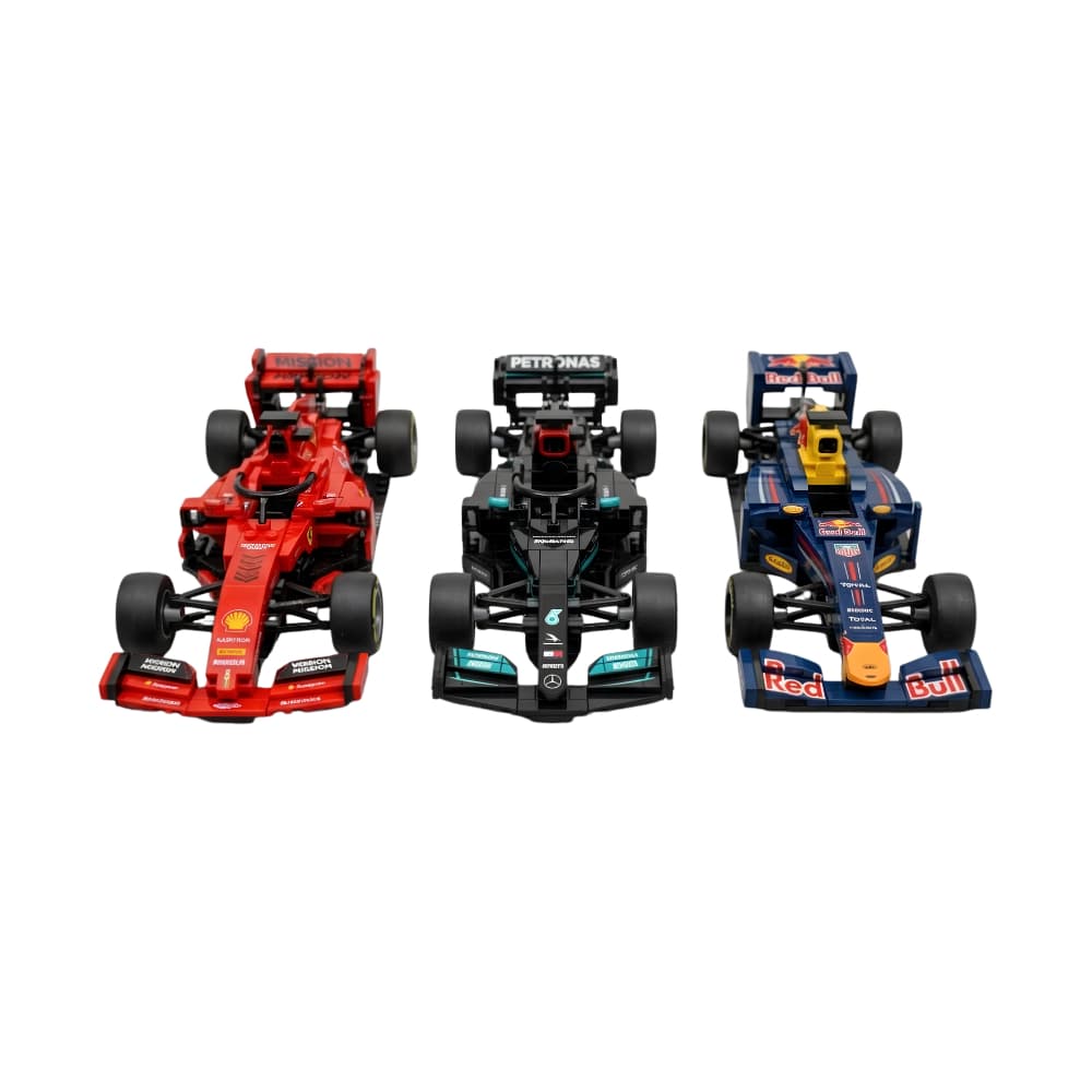 Carrinho de Montar Bloco Tipo Lego Formula 1  Miniatura Presente
