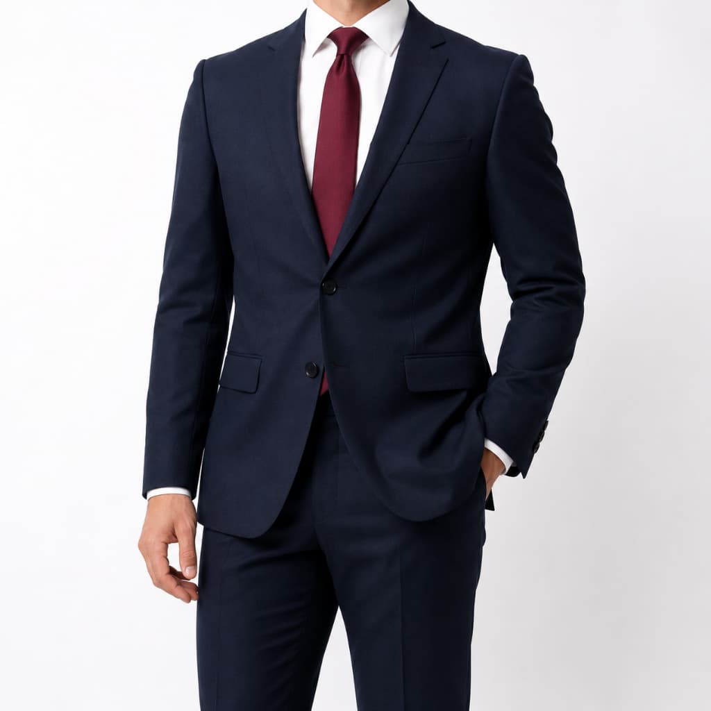 Terno Masculino Slim 2 Botões Social de Alfaiataria + Camisa Slim + Gravata Slim