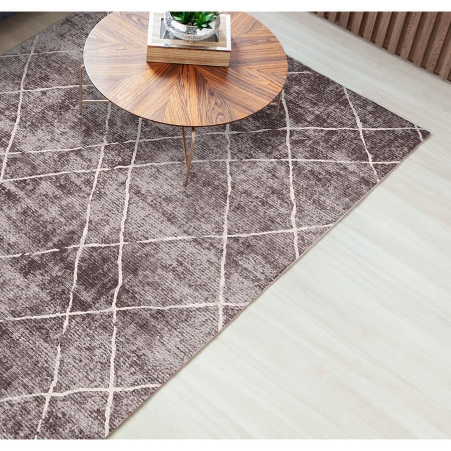 Tapete Sala Quarto 1,40m X 1,00m Antiderrapante Berlim