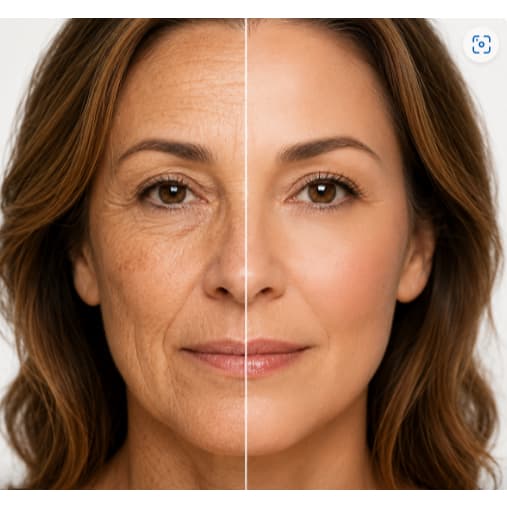 Creme Facial Anti Idade Anti Rugas e linha de expressão com Ácido Hialuronico e Colageno pele +Jovem