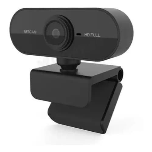 Web Can Full Hd 1080p Usb Câmera Stream Alta Resolução Cor Preto
