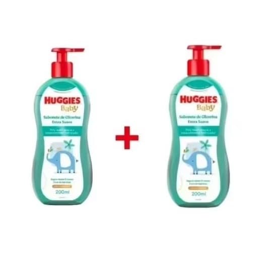 Kit 2 Sabonetes Líquido Huggies Extra Suave 200ml