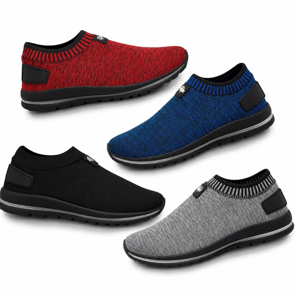 Tênis Masculino Slip On Esportivo Casual Meia Confortável para Treino 38 ao 43 Promoção