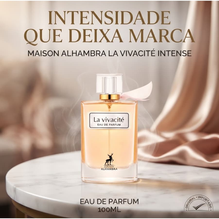 Perfume Maison Alhambra La Vivacité Intense Feminino EDP 100ml Original Importado