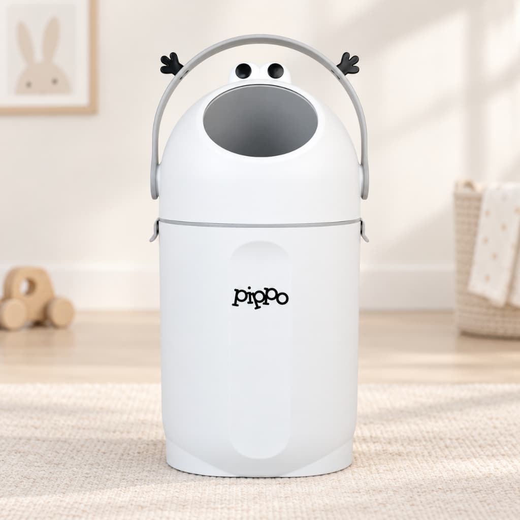 Lixeira Antiodor 13L para Quarto do Bebê, Fraldas, Banheiro e Pet, Lixeira Mágica Anti Odor Grande | Pippo