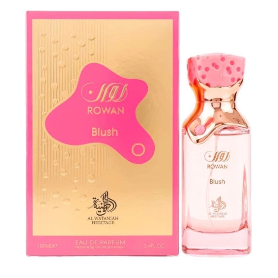 Perfume Árabe Al Wataniah Rowan Blush EDP 100ml Feminino Original Importado