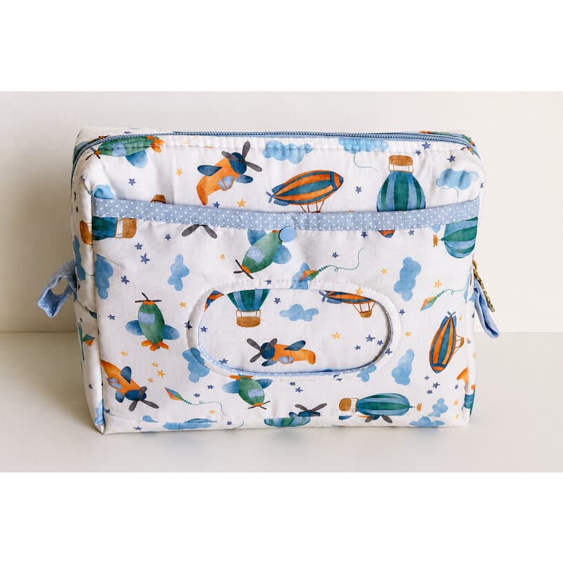 Necessaire do Bebê | Porta Fraldas + Lenço umedecido | Porta Higiene do bebê