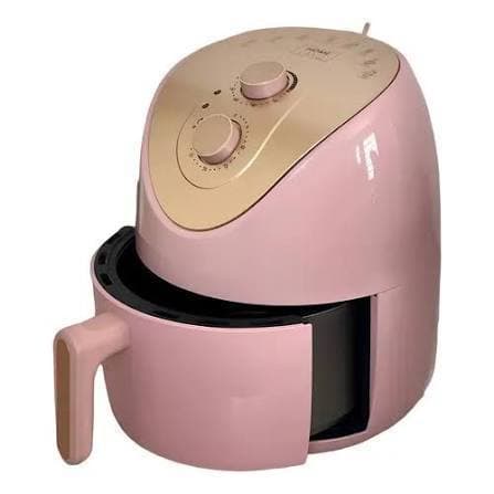 Fritadeira Elétrica Sem Óleo Air Fryer Coloridas 4L - Praticidade e Versatilidade com Timer Programável e Design Moderno