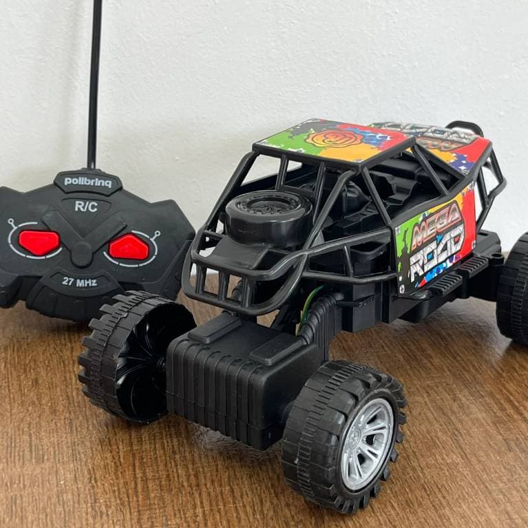 Brinquedo Carrinho Controle Remoto Pickup Jeep Off Road Buggy Monster Carrinho De Controle Remoto