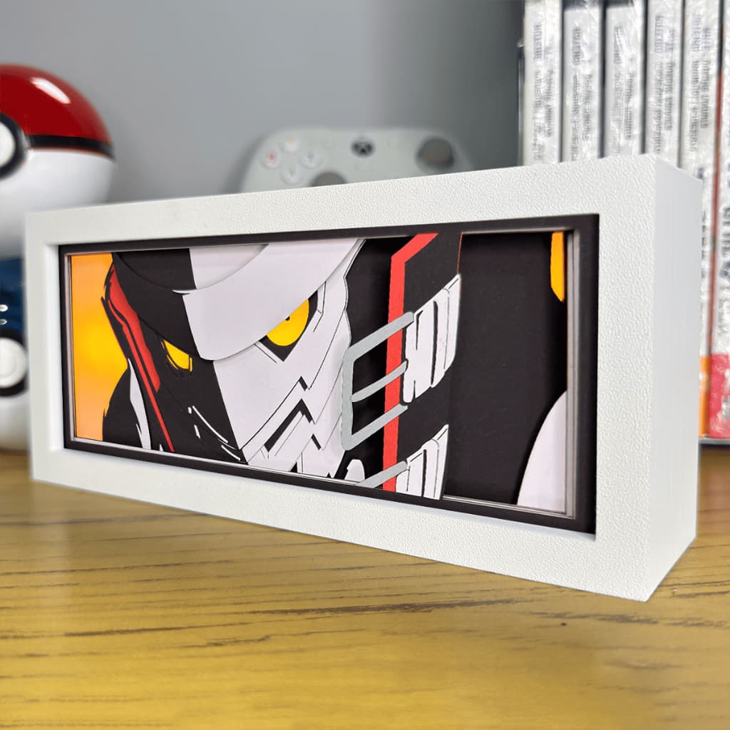 Luminária Lightbox Anime 3D LED Decoração de Mesa PC Gamer Persona 4 Izanagi