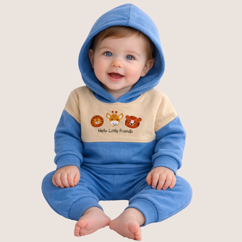 Conjunto Moletom Bebê Menino Agasalho Bebê Roupa para Bebê Frio Conjunto Moleton Inverno Infantil Masculino