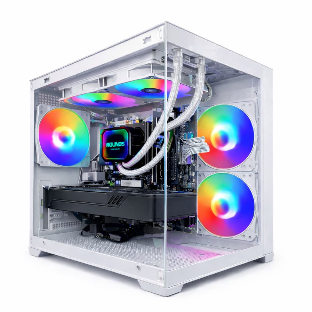 PC Gamer Completo AMD Ryzen 7 5700X, B550M,  32GB, NVME 1TB, NVIDIA RTX 5060 8GB, Monitor 21,5 100Hz
