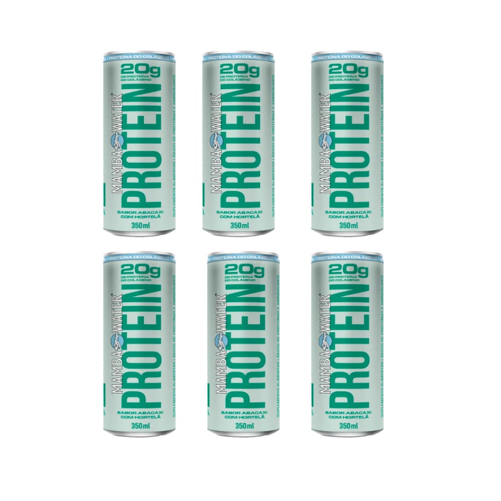 Mamba Water+protein Protein Abacaxi Água Com Gás Kit C/6
