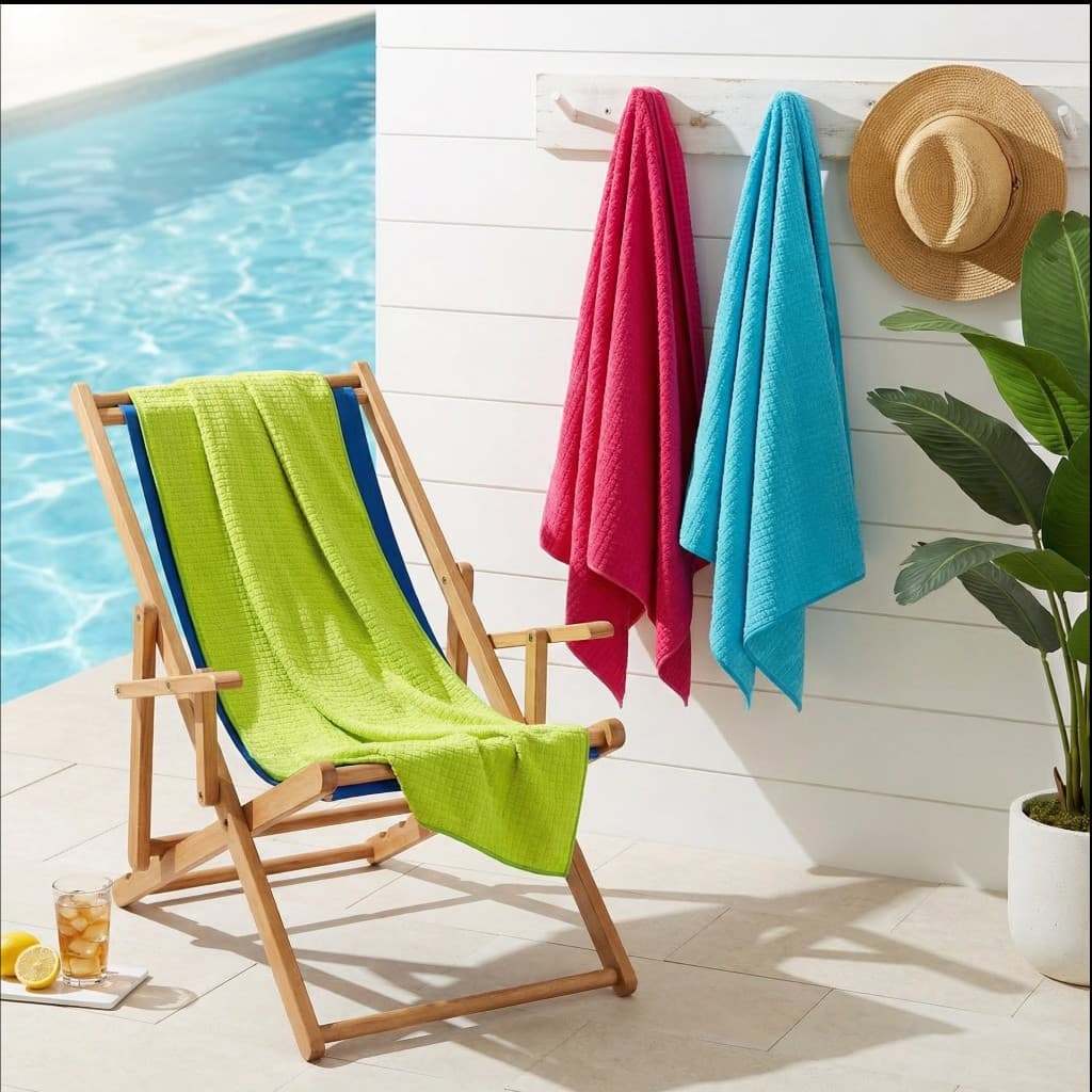 Kit 3 Toalhas de Banho microfibra Viagem Passeio Piscina Praia Adulto Infantil Lisa Seca Rápida