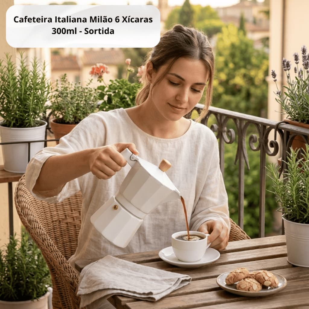 Cafeteira Italiana 6 Xícaras 300ml Alumínio Café Expresso Moka Fogão Portátil Cozinha Sortida