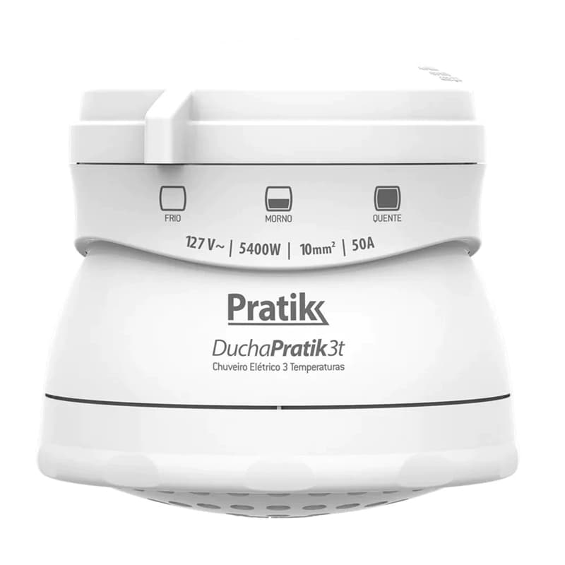 Chuveiro Ducha Pratik 3 Temperaturas 5400w 220v ou 127v