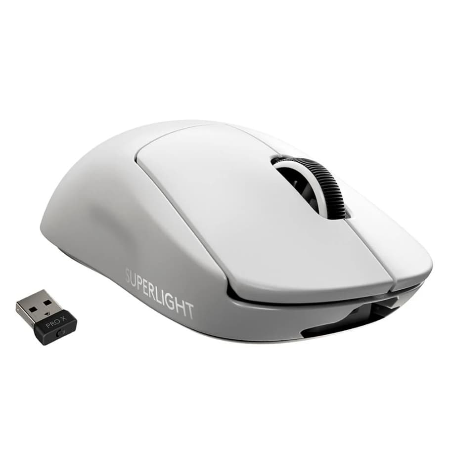MOUSE GAMER SEM FIO LOGITECH G PRO X SUPERLIGHT (910-005941) BRANCO