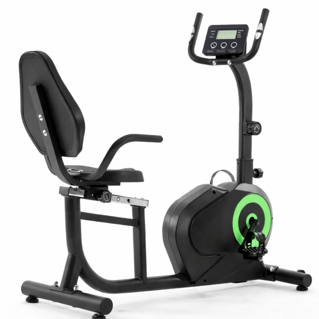Bicicleta Ergométrica Magnética Horizontal - Resistência Ajustável, Monitor LCD, Conforto Incomparável