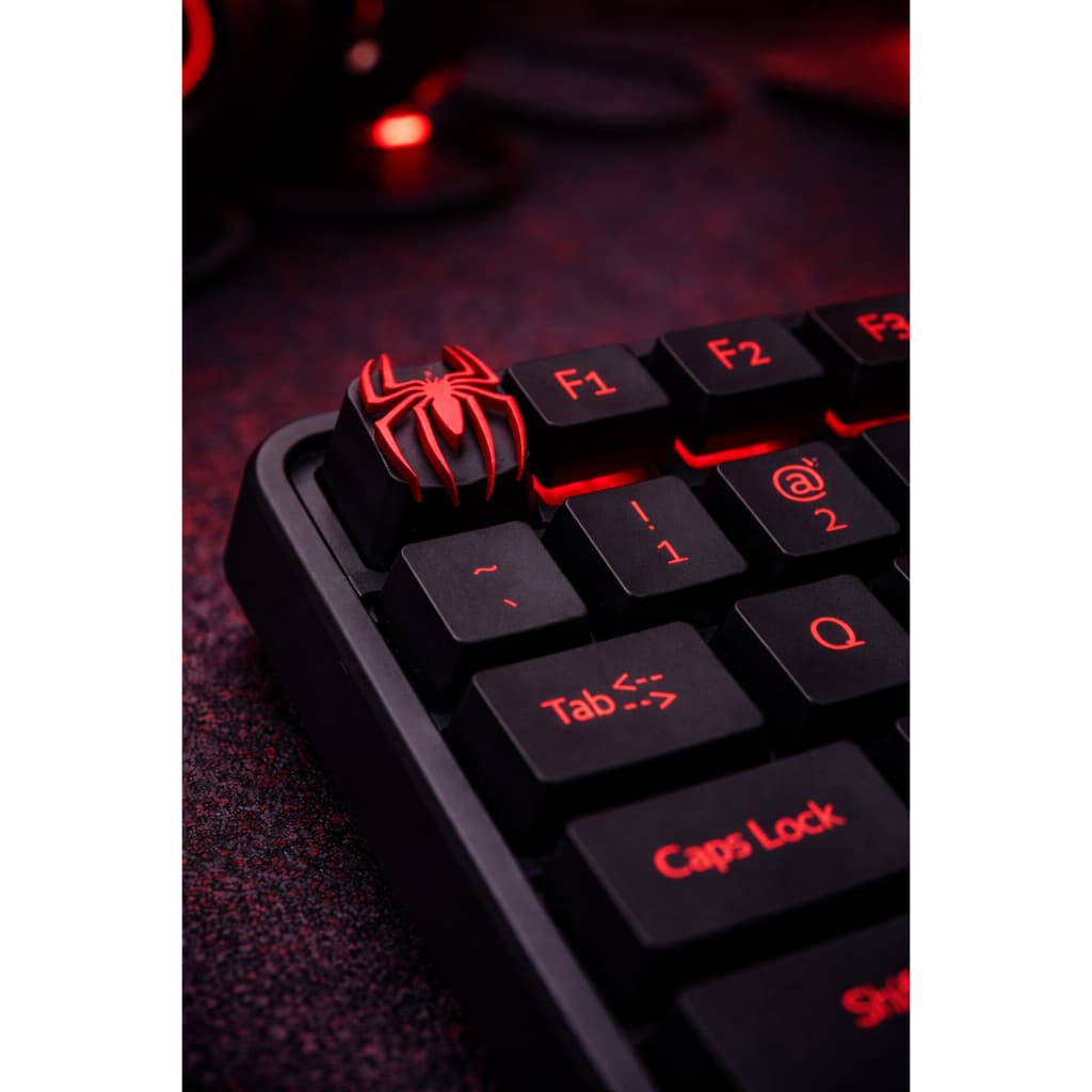 🕷️🔑 Keycap do Homem-Aranha: Personalize seu Teclado Mecânico Setup