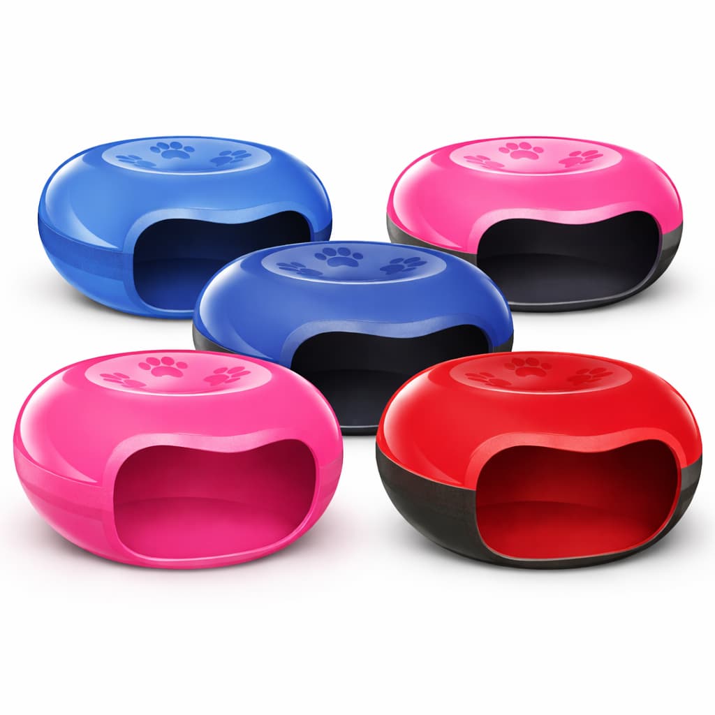 Casinha Cama Toca Para Gato Pet Forma Rosquinha Mecpet Donuts Resistente Confortável Coloridas