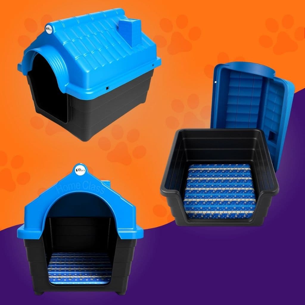 Kit Casa Cachorro Grande Porte Casinha + Cama Pet Número 8 Mec Pet