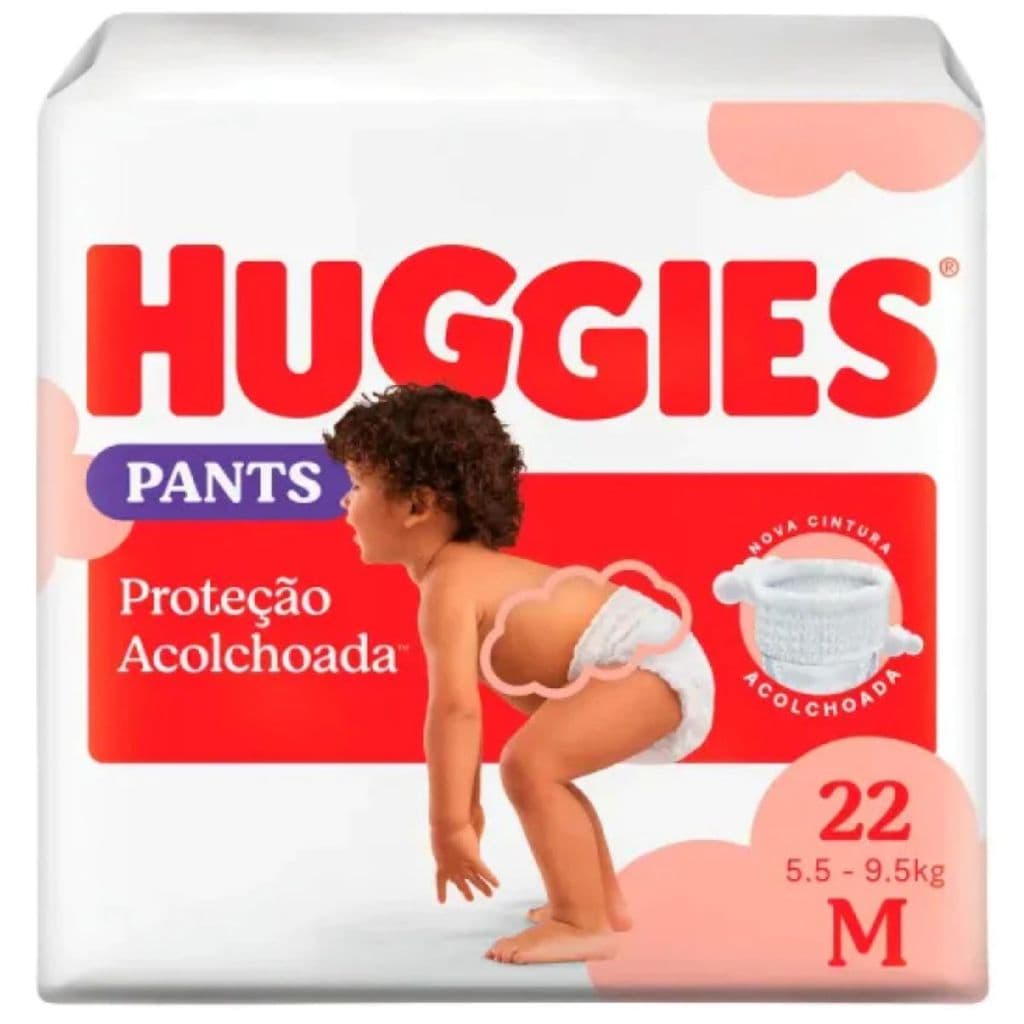 Fralda Huggies Paint Proteção Acolchoada (Shortinho)