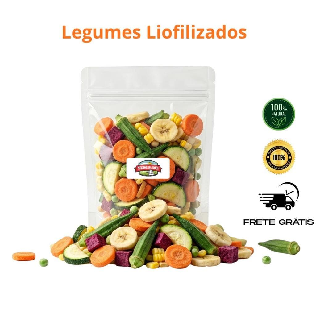 Mix de legumes liofilizados kg premium saudável fit