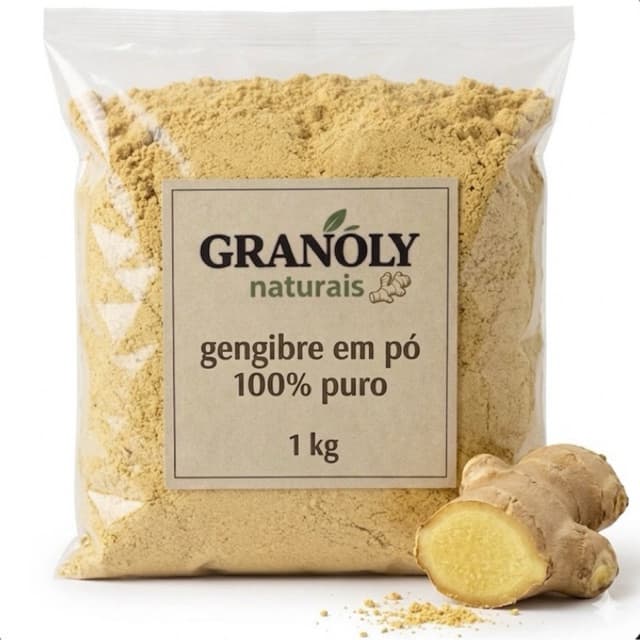 Gengibre em Pó A Granel 🫚 100% Puro | Sabor Intenso