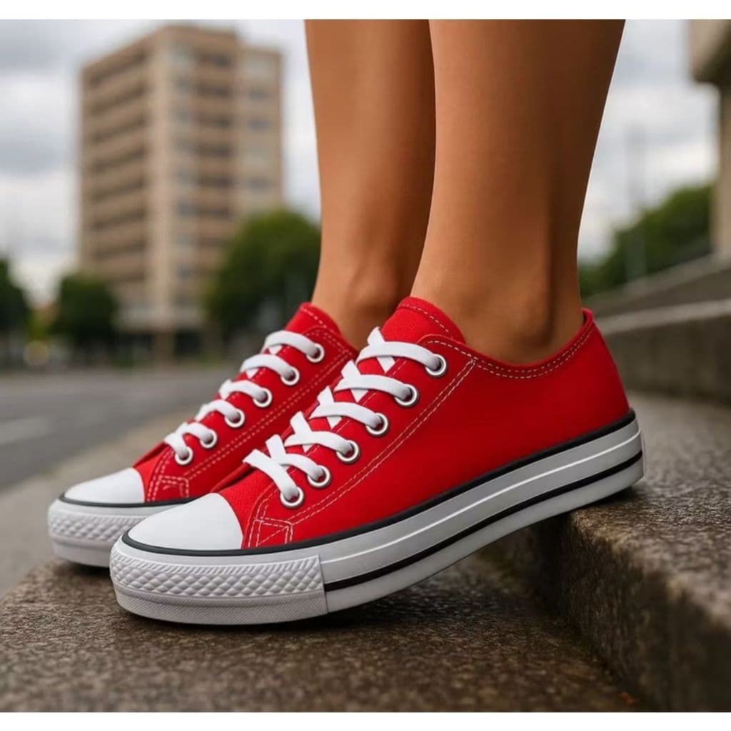 Tenis  Feminino All Confortável Star Leve Confortável Dia a Dia Leve