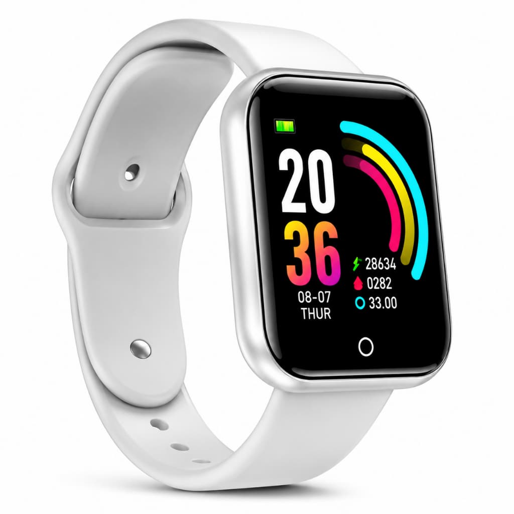 Relogio D20 Smartwatch Esportivo Passos Calorias Notificacoes Tela Personalizada
