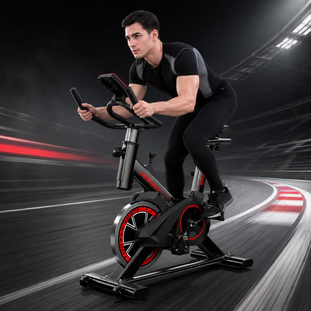 Bicicleta Ergométrica Bike Spinning Premium Profissional 120KG Alta Performance