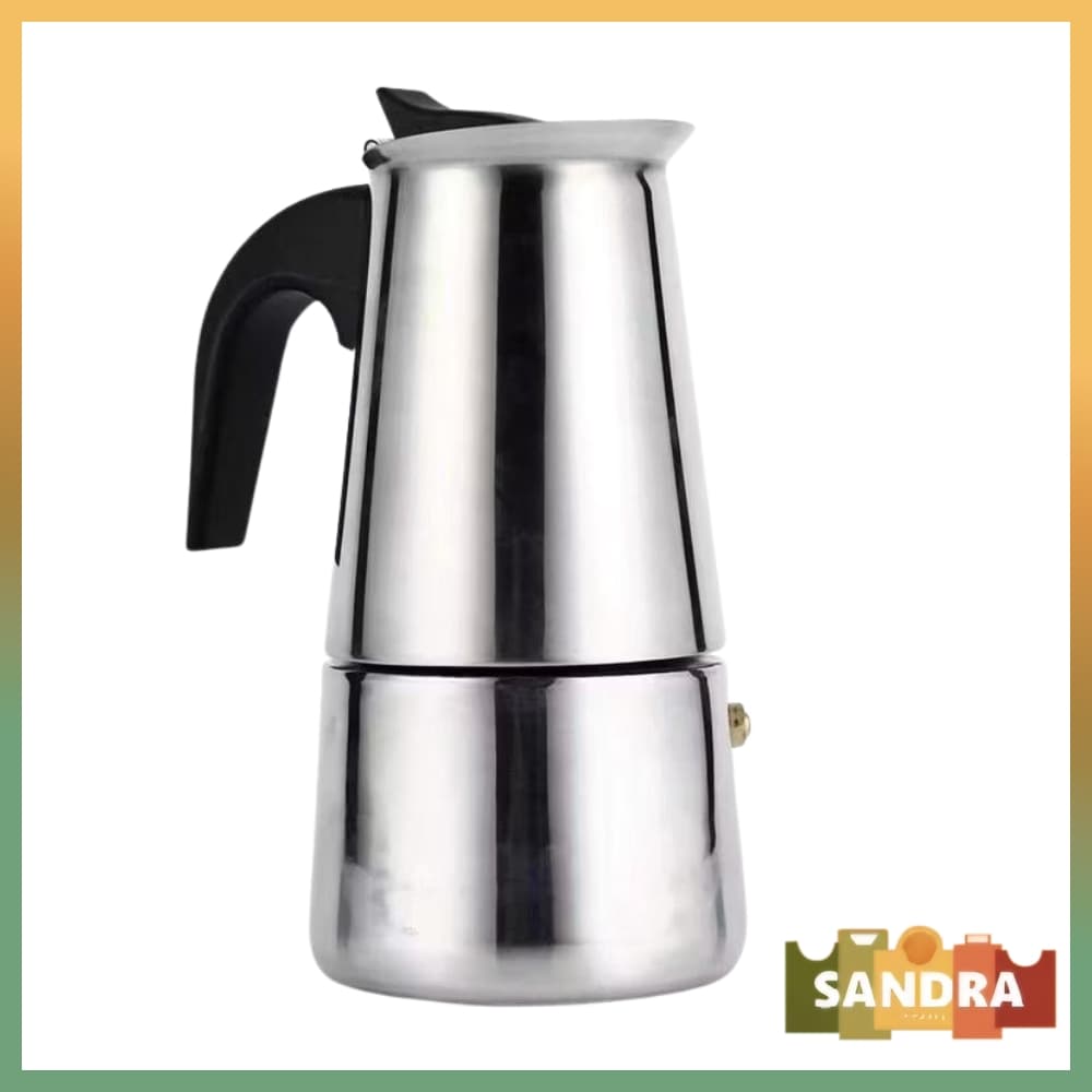 Clink Cafeteira Italiana 300mL Faz 6 xicaras Aço Inox Café Expresso
