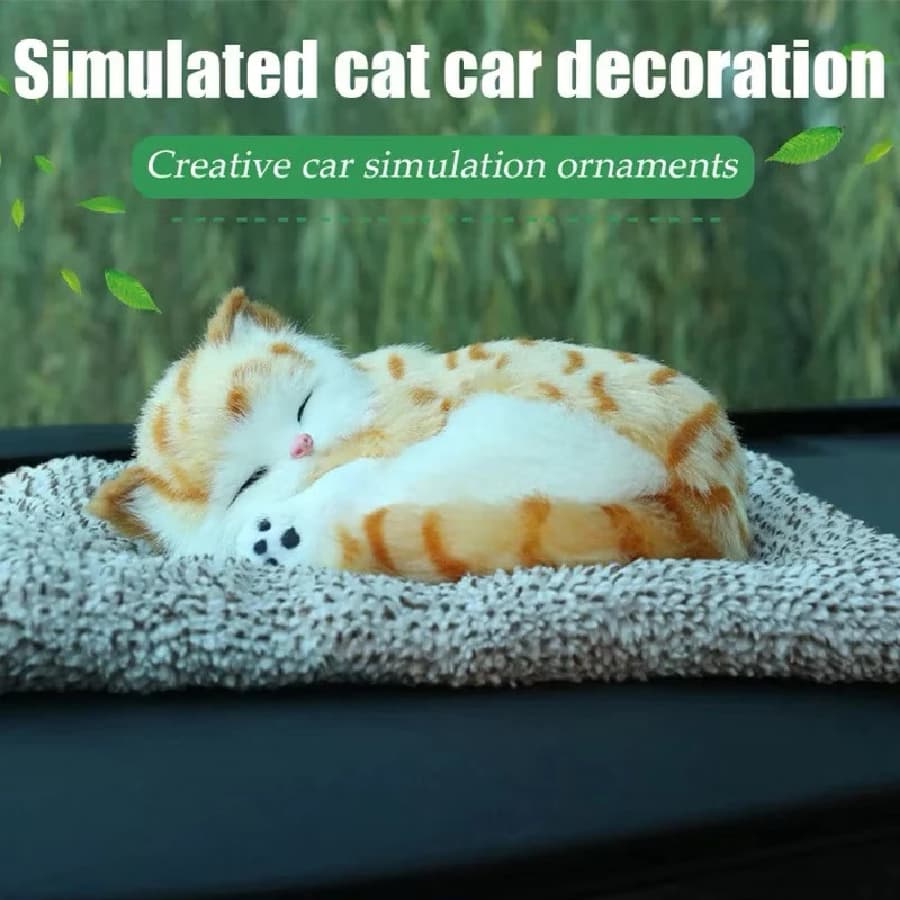 Boneca Animal De Pelúcia Gatos E Cachorro Dormindo Brinquedo Com Som Para Crianças( envio Cor aleatório)