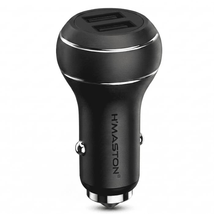 Carregador Veicular H'maston Universal – 2 Entradas USB Turbo