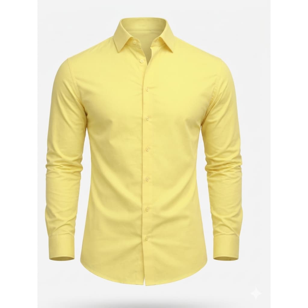 Camisa Social Masculina Premium Slim Fit Tecido Macio Luxo Com Algodão
