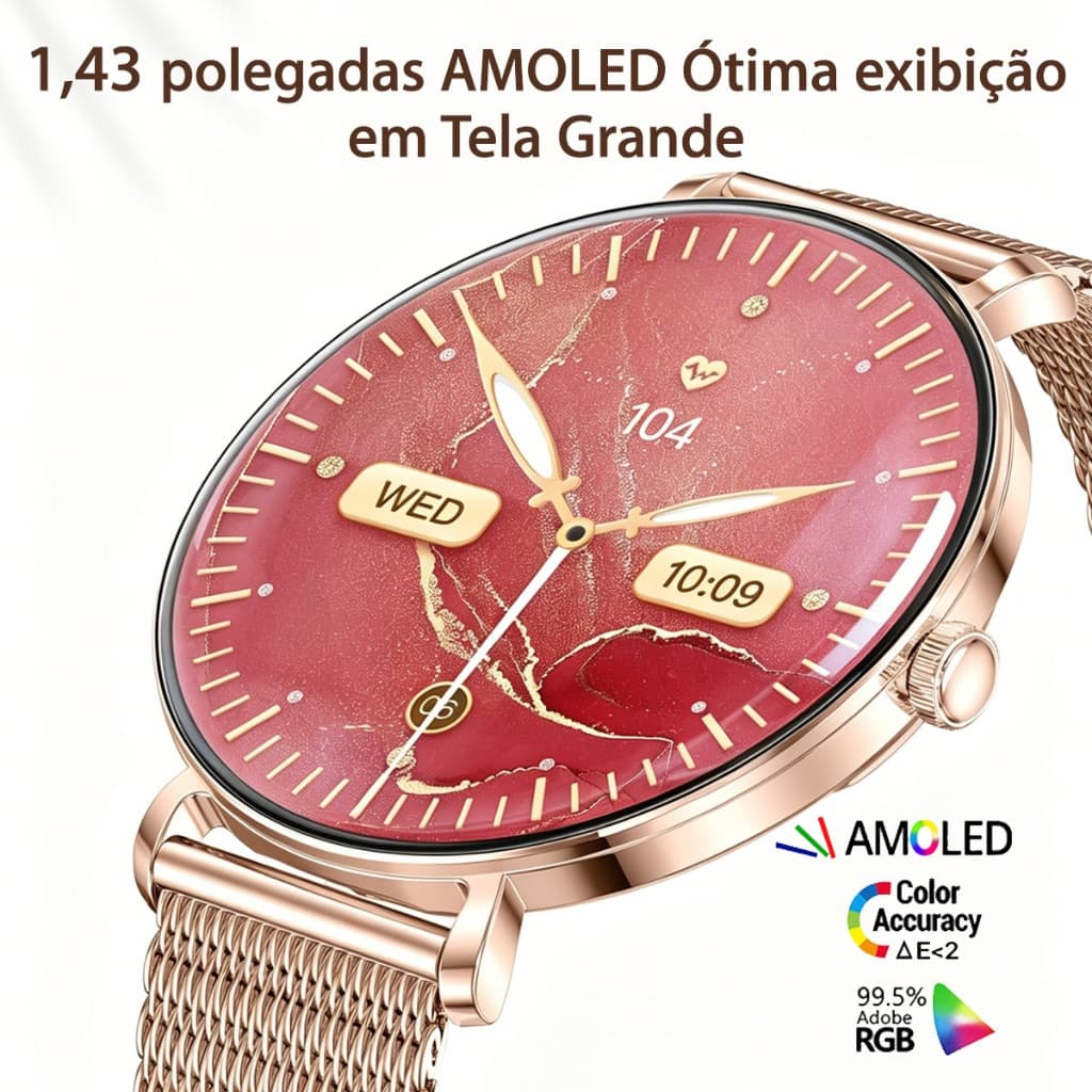 relogio feminino smartwatch KM85 IP68 à Prova d'Água Chamada Bluetooth Relógio Inteligente Elegante