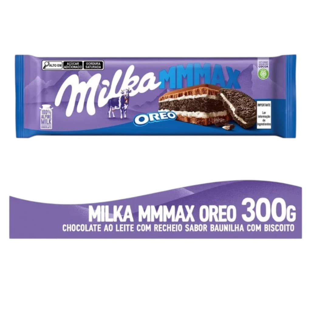 Chocolate Milka MMMAX Oreo 300g IMPORTADO