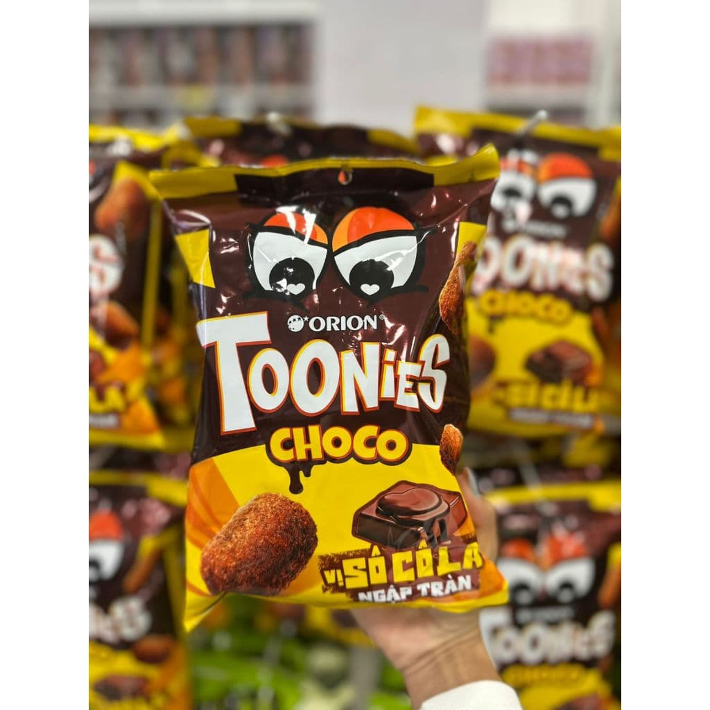 Salgadinho Orion Toonies Sabor Chocolate 60g | Importado | Coreano | Mimos Korea