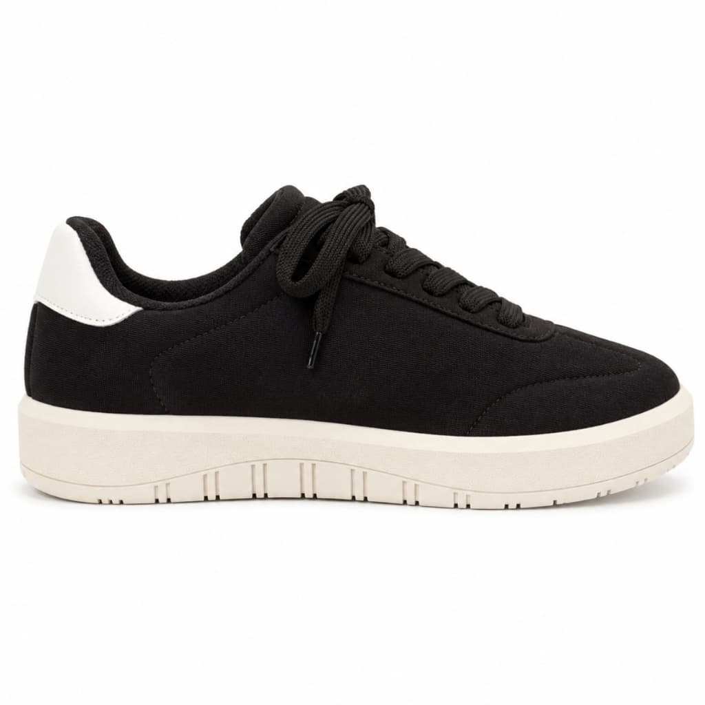 Tênis Esportivo Feminino Academia Corrida Lançamento Tênis Casual Feminino Preto Macio Leve Confort