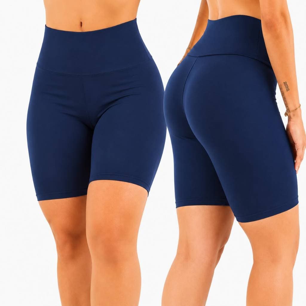 Bermuda Ciclista Feminina Kit 2 Peças | Modela o Corpo e Não Marca RL Fitness