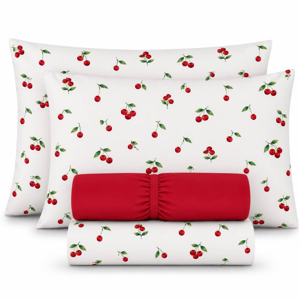 Jogo de Lençol 4 Peças 180 Fios Algodão Casal Queen King Com Bainha Cama Box Toque Macio