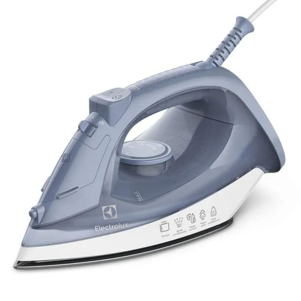 Ferro de Passar a Vapor ESI10 Base Antiaderente Spray Vapor Vertical Electrolux