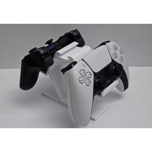 Suporte Duplo Premium para Controle de Videogame – Organizador Gamer com Ganchos | PS5, PS4, Xbox e Universal