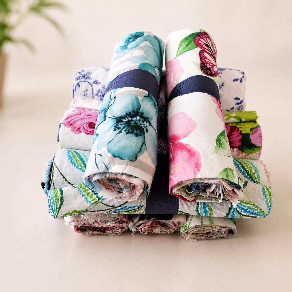 Kit Retalhos de Tecidos 500g Cada | Estampas Cores e Tamanhos Variados | Artesanato Patchwork Costura Criativa